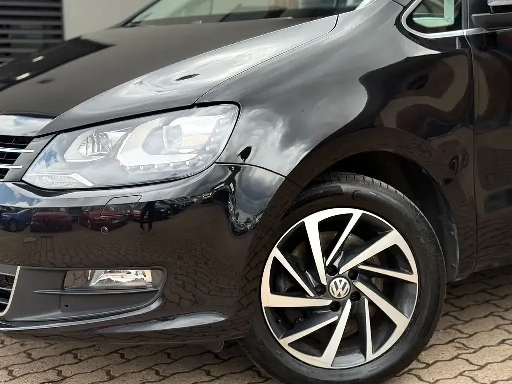 Gebraucht VW Sharan Sound 150 PS (110 kW) 2018 Schwarz Van / Kleinbus