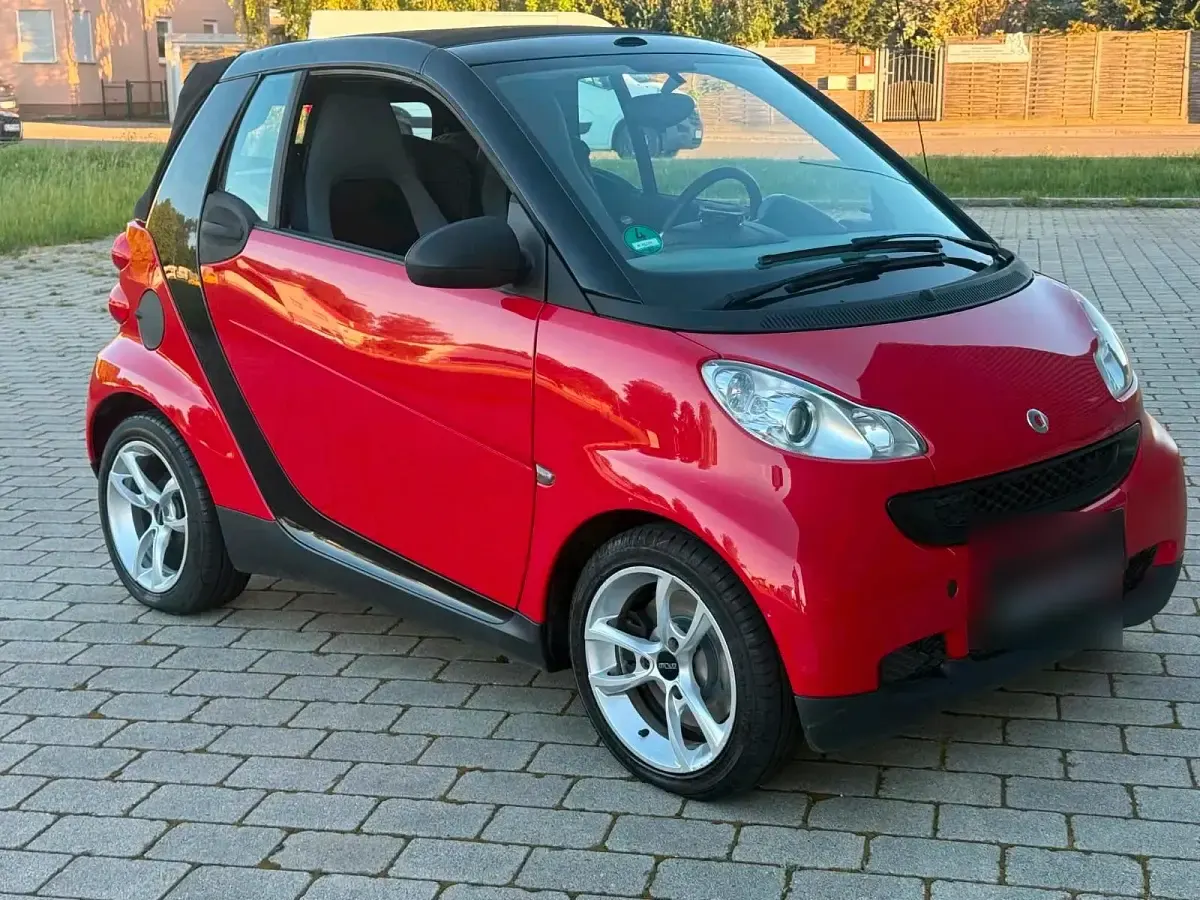 Usata Smart ForTwo Cabrio 2009 Rosso Cabrio