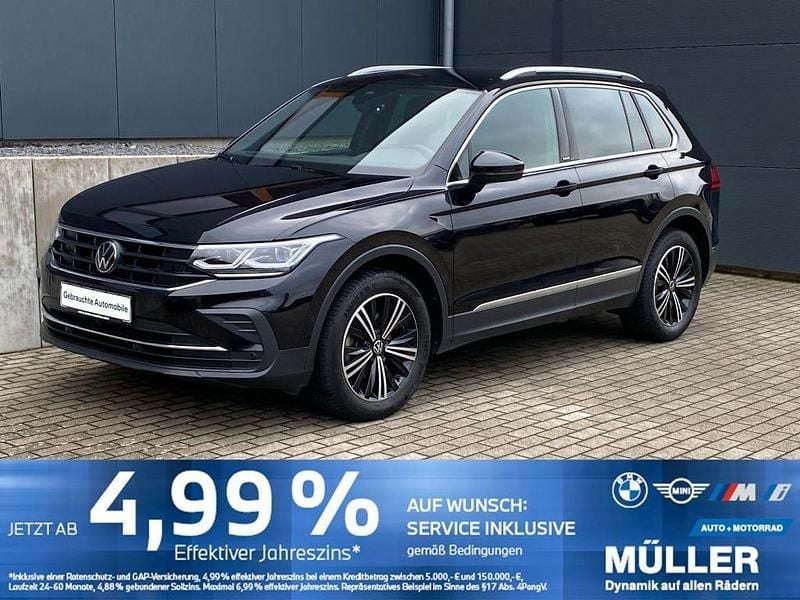 Schwarz Gebraucht 2023 VW Tiguan Life SUV | 27.840 € (Guter Preis) - Bild 1/4