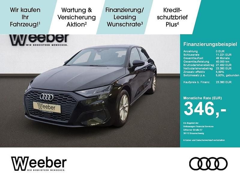Gebraucht Audi A3 110 PS (80 kW) 2023 Schwarz Limousine