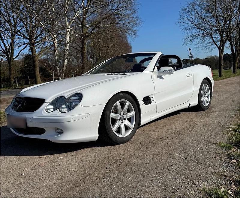 Gebraucht Mercedes SL500 306 PS (225 kW) 2003 Weiß Cabrio