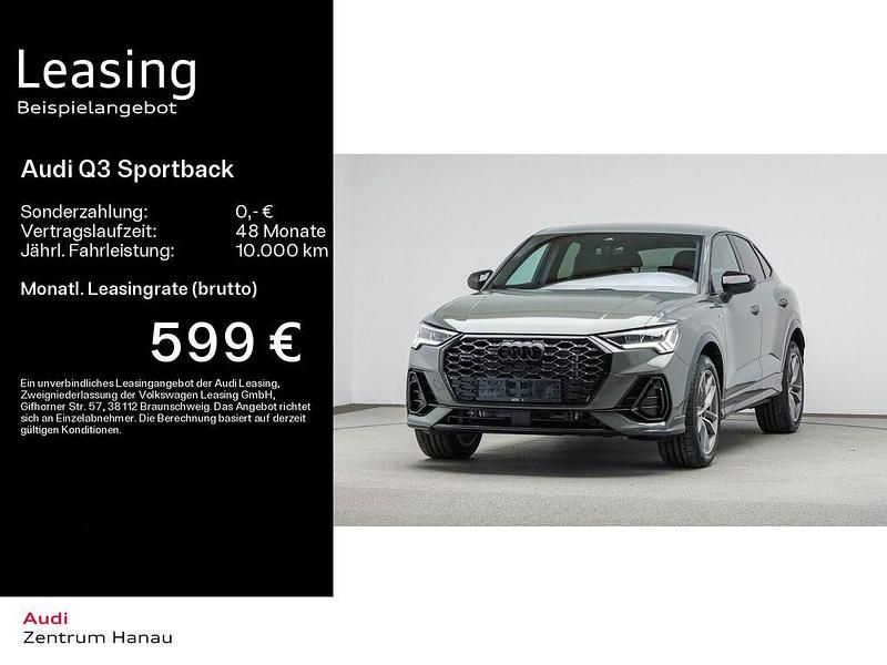 Chronosgrau metallic Gebraucht 2025 Audi Q3 Sportback S-Line SUV | 49.420 € (Fairer Preis) - Bild 1/4