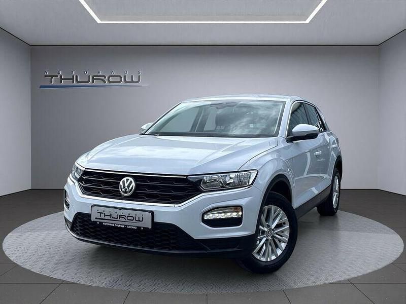 White silver metallic Gebraucht 2018 VW T-Roc SUV | 14.400 € (Fairer Preis) - Bild 1/4