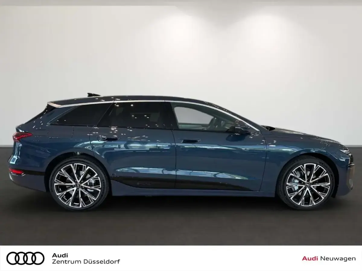 Ny Audi A6 e-tron S-Line 269 kW (367 HK) 2026 Blå Stationcar