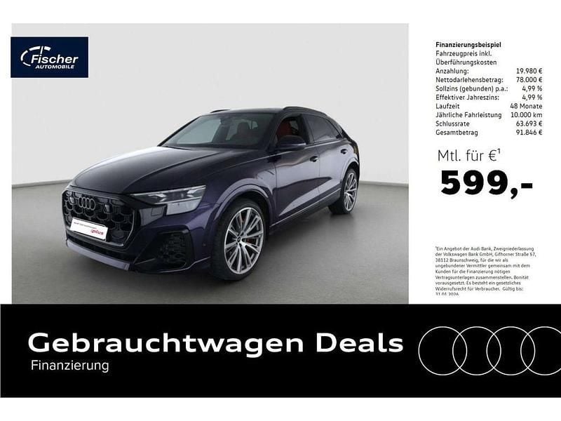Violett Gebraucht 2024 Audi SQ8 Sport SUV | 97.980 € (Teuer) - Bild 1/4