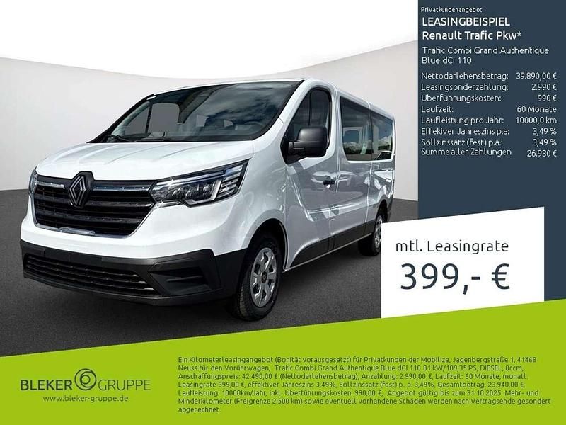 Gletscher weiss Gebraucht 2025 Renault Trafic Authentique Van / Kleinbus | 39.580 € - Bild 1/3