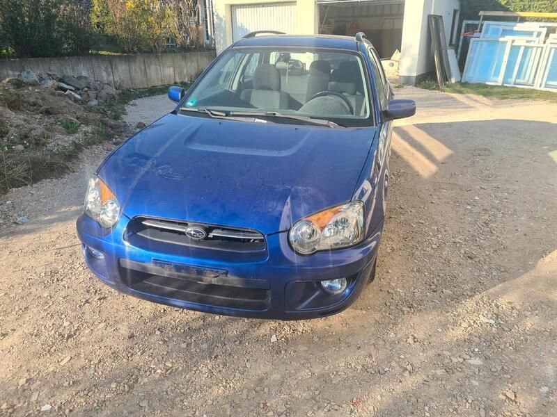 Blau Gebraucht 2003 Subaru Impreza Kombi | 499 € (Fairer Preis) - Bild 1/4