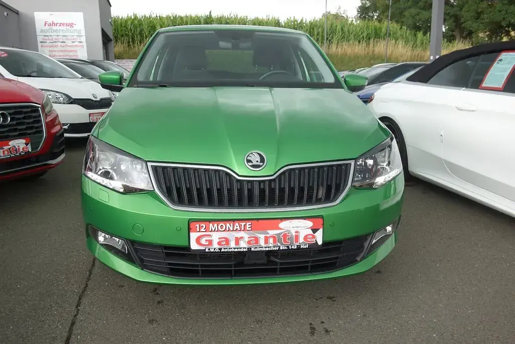 Gebraucht Skoda Fabia Joy 90 PS (66 kW) 2016 Grün Limousine