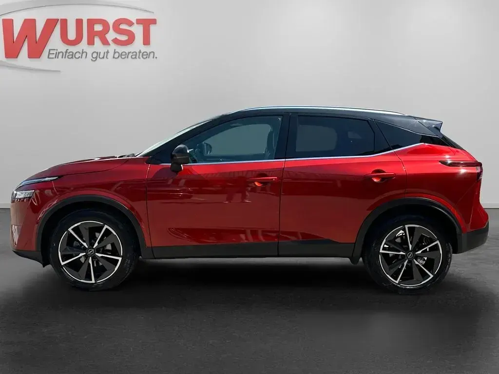 Gebraucht Nissan Qashqai Tekna 158 PS (116 kW) 2022 Rot SUV