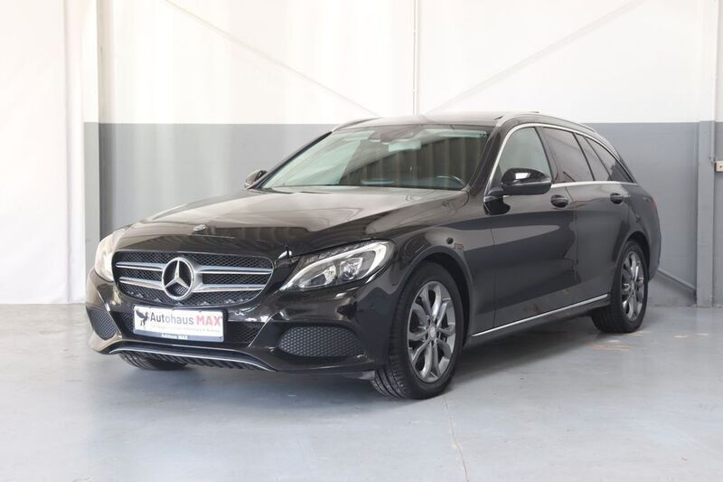 Schwarz Gebraucht 2015 Mercedes C220 Avantgarde Kombi | 19.490 € (Teuer) - Bild 1/4