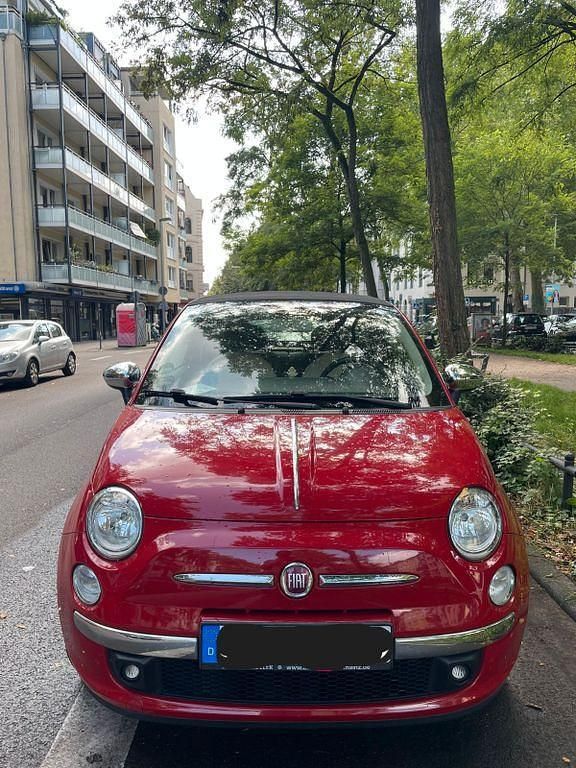 Rot Gebraucht 2014 Fiat 500C Lounge Cabrio | 7.100 € (Fairer Preis) - Bild 1/4