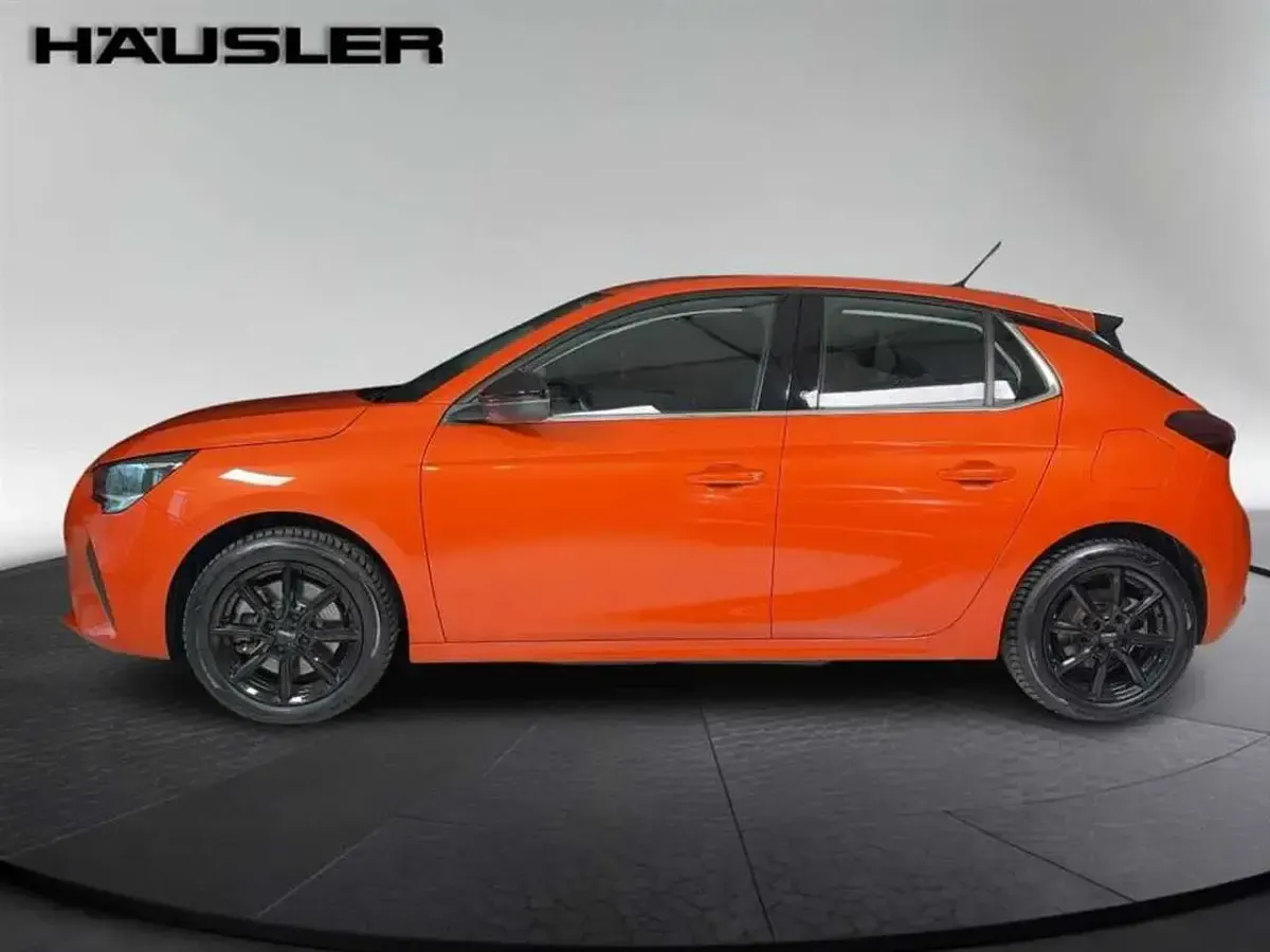 Usata Opel Corsa-e Elegance 100 kW (136 CV) 2022 Arancione Utilitaria