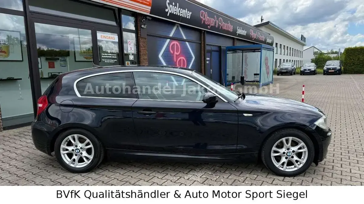 Gebraucht BMW 118 Performance 143 PS (105 kW) 2007 Carbonschwarz Kleinwagen