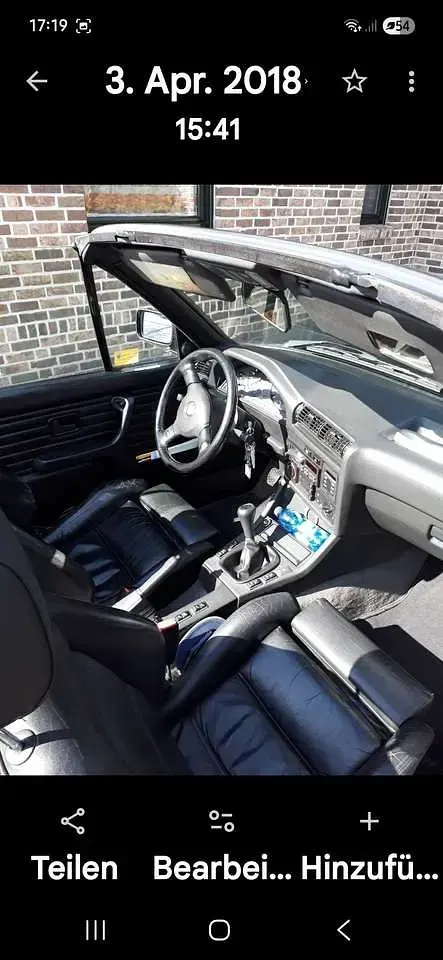 Gebraucht BMW 320 Cabriolet Shadowline 129 PS (94 kW) 1993 Schwarz Cabrio