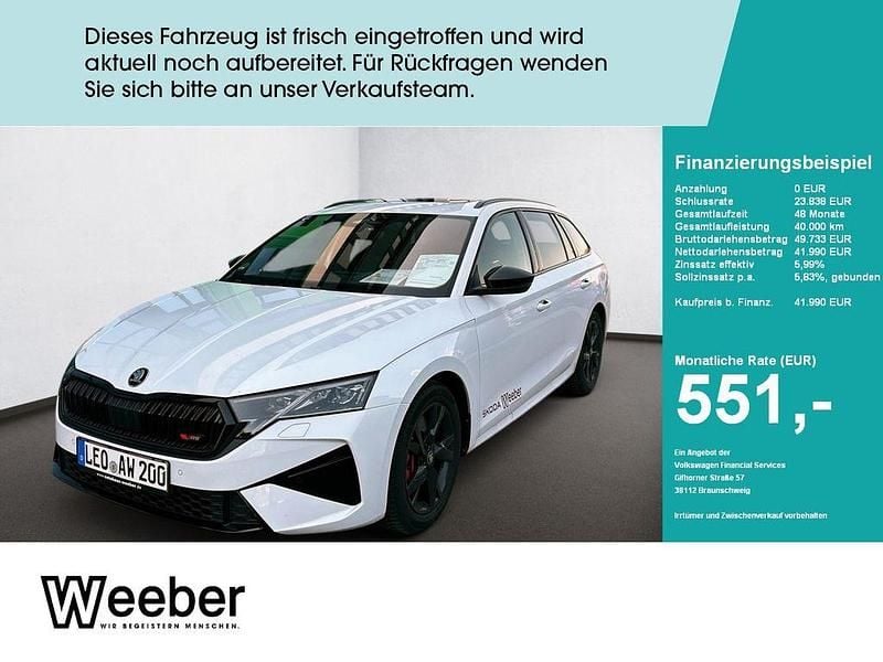 Second-hand Skoda Octavia RS 265 CP (194 kW) 2026 Alb Break