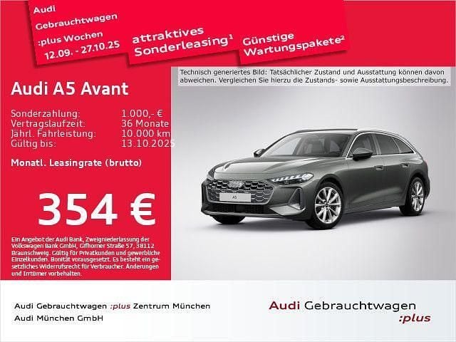 Chronosgrau metallic Gebraucht 2025 Audi A5 Advanced Coupé | 47.879 € (Guter Preis) - Bild 1/2