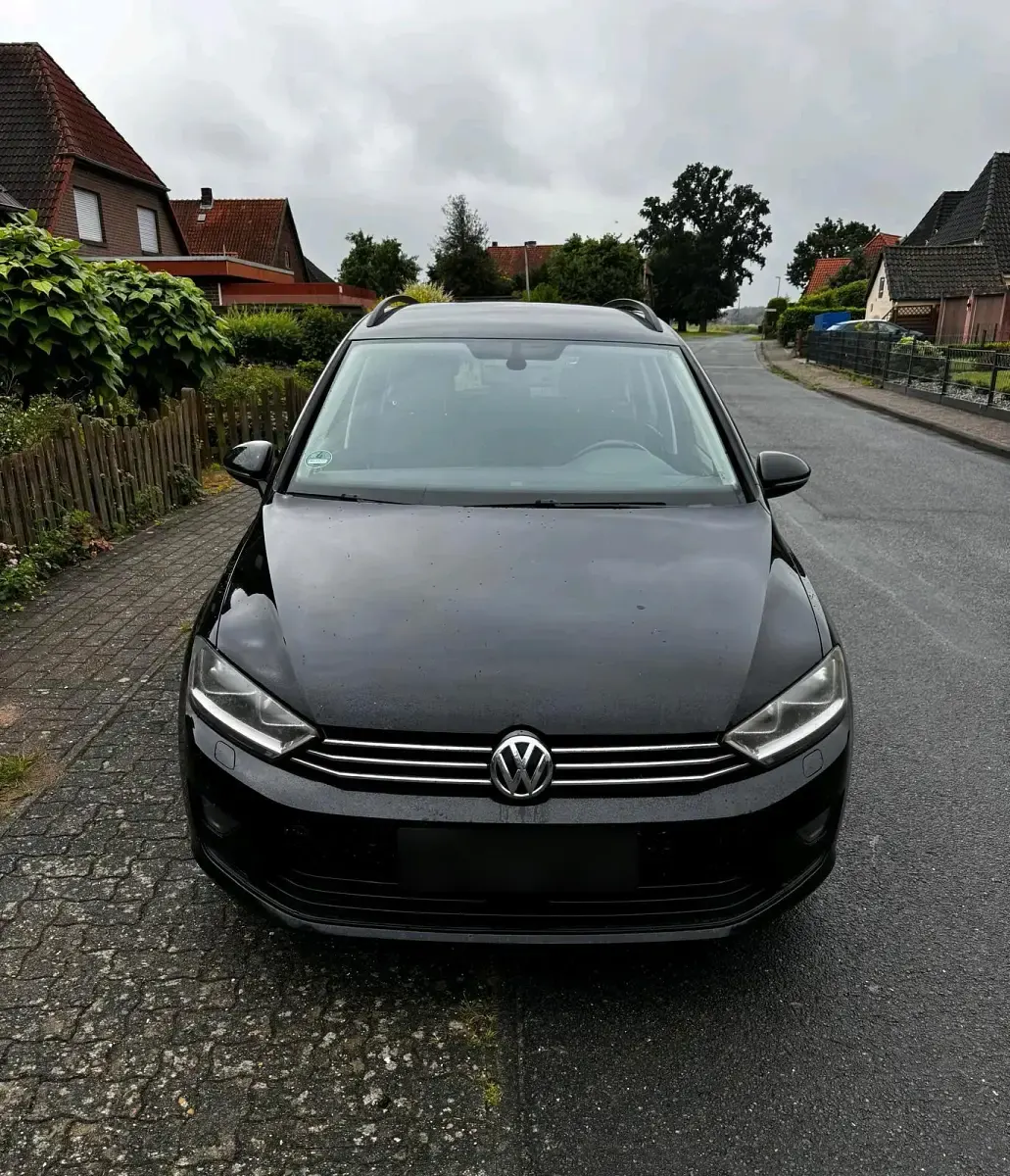 Gebraucht VW Golf Sportsvan 110 PS (80 kW) 2015 Schwarz Van / Kleinbus