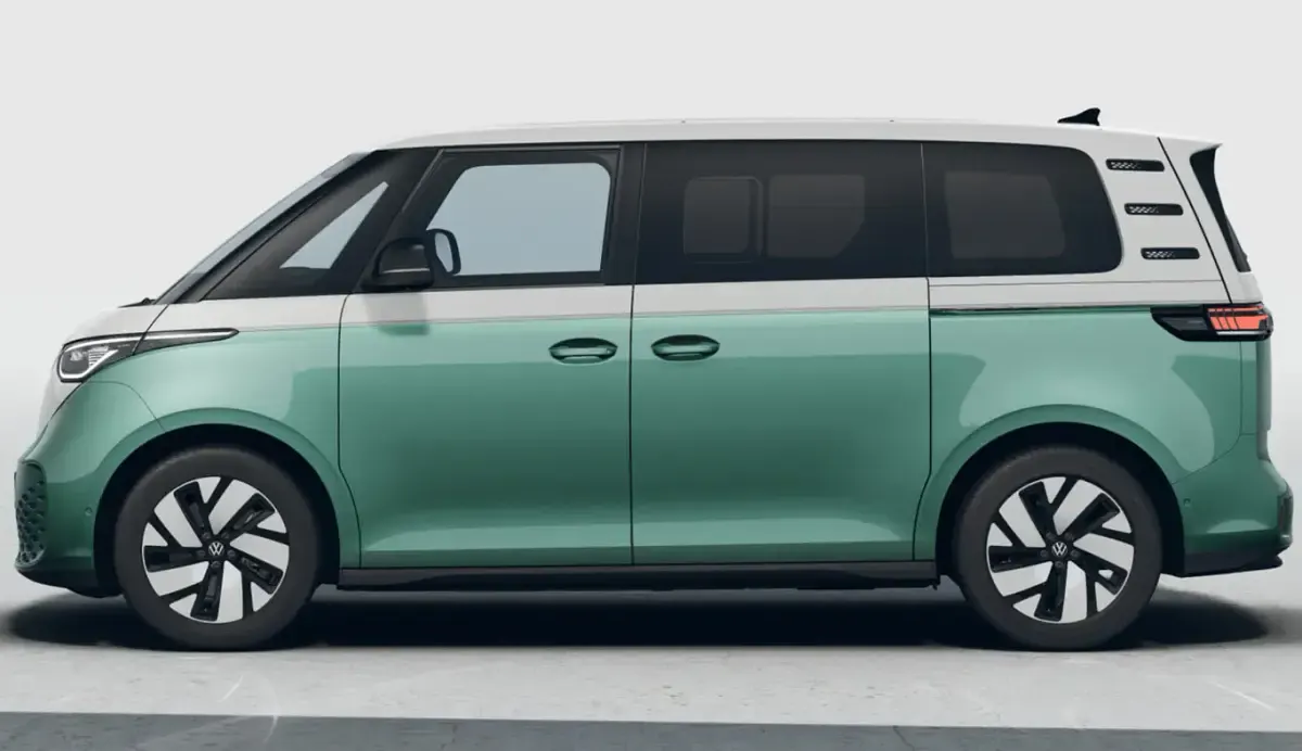 Neu VW ID. Buzz Pro 210 kW (286 PS) 2026 Grün Van / Kleinbus