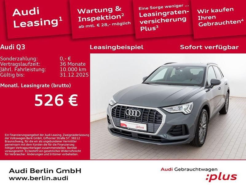 Grau Gebraucht 2025 Audi Q3 Sport SUV | 41.800 € (Etwas zu teuer) - Bild 1/3