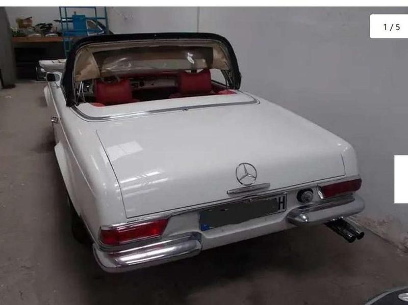 Gebraucht Mercedes 230 150 PS (110 kW) 1964 Weiß Cabrio