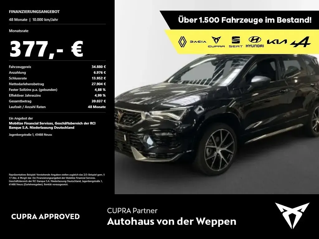 Gebraucht Cupra Ateca 190 PS (139 kW) 2024 SUV