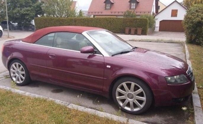 Rot Gebraucht 2004 Audi A4 Cabriolet Sport Cabrio | 2.799 € (Guter Preis) - Bild 1/4