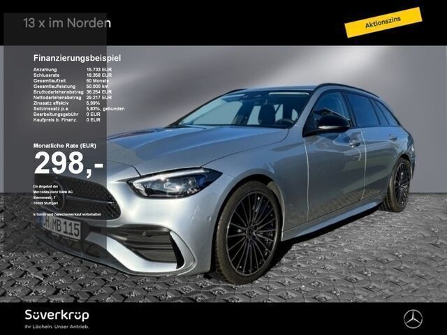 Andere farbe Gebraucht 2024 Mercedes C200 AMG Kombi | 43.950 € (Teuer) - Bild 1/4