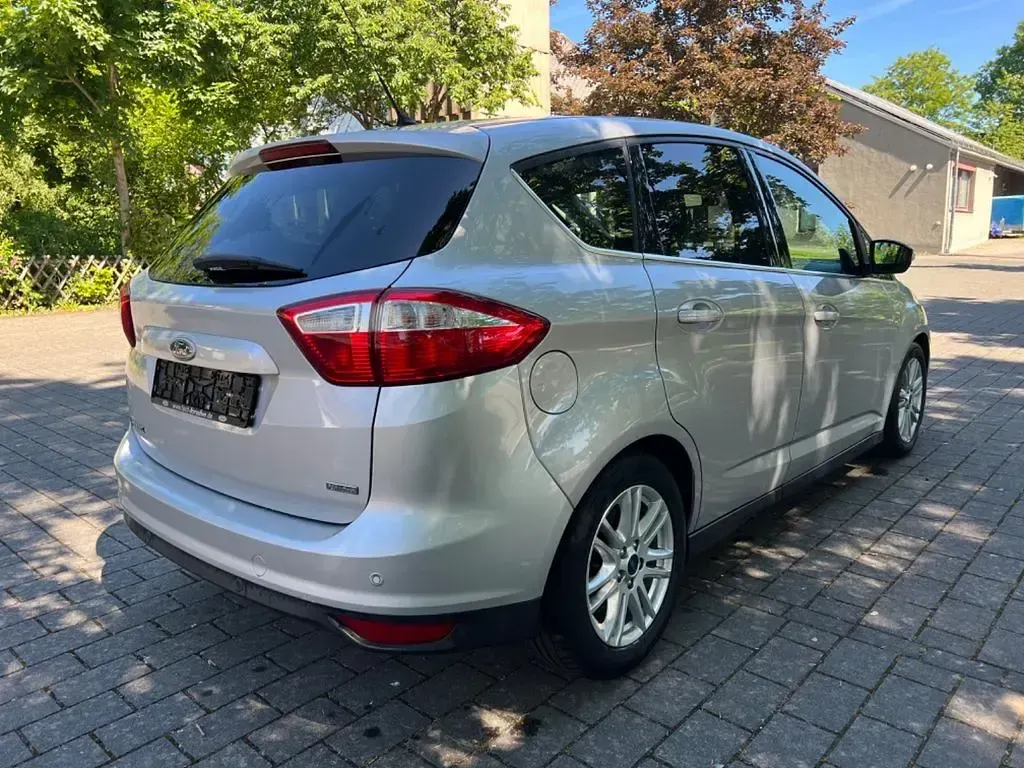Gebraucht Ford C-MAX Titanium 125 PS (91 kW) 2012 Silber Van / Kleinbus