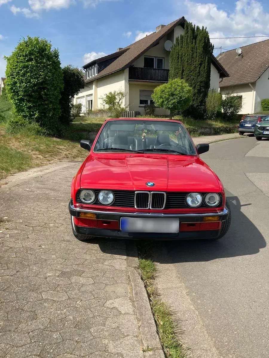 Gebraucht BMW 320 Cabriolet Performance 129 PS (94 kW) 1989 Rot Cabrio