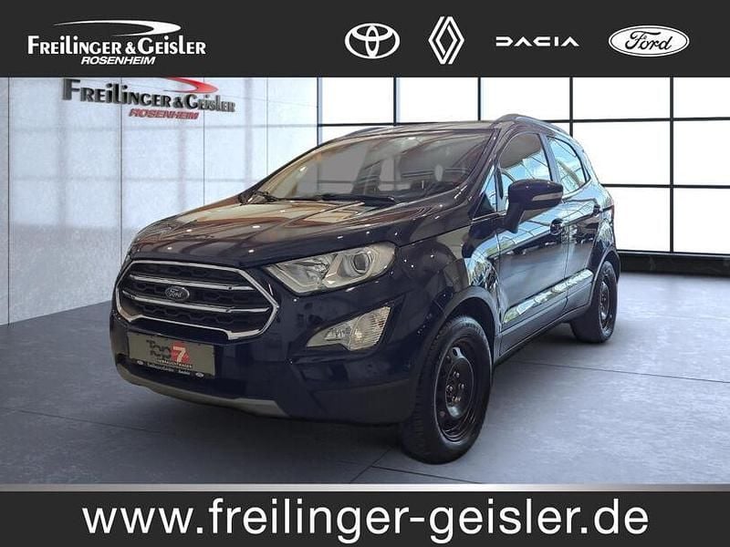 Blazerblau Gebraucht 2021 Ford Ecosport Titanium SUV | 16.290 € (Fairer Preis) - Bild 1/4
