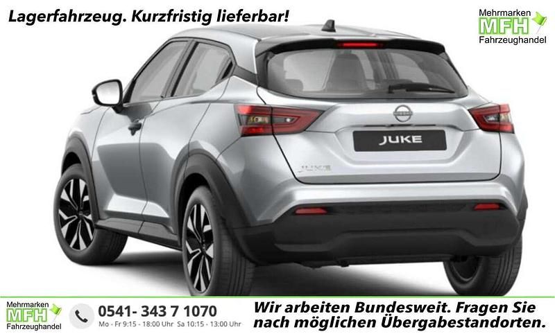 Silber Neu 2025 Nissan Juke Acenta SUV | 20.836 € (Superpreis) - Bild 1/2