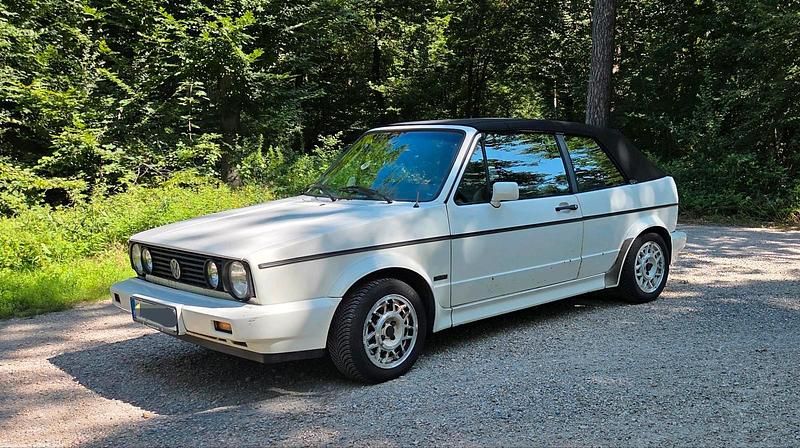 Weiß Gebraucht 1990 VW Golf Cabriolet Karmann Cabrio | 3.890 € - Bild 1/4