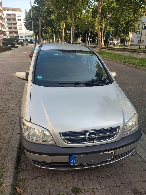 Silber Gebraucht 2003 Opel Zafira Van / Kleinbus | 1.200 € (Superpreis) - Bild 1/4