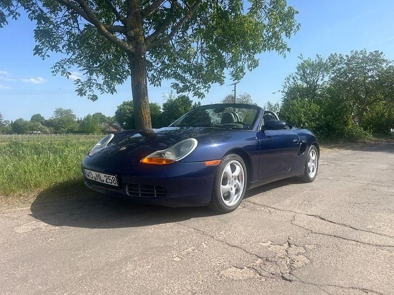 Gebraucht Porsche Boxster 228 PS (167 kW) 2002 Blau Cabrio