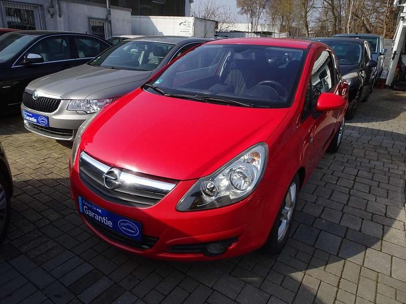 Gebraucht Opel Corsa Edition 87 PS (63 kW) 2010 Magma rot (b) Kleinwagen