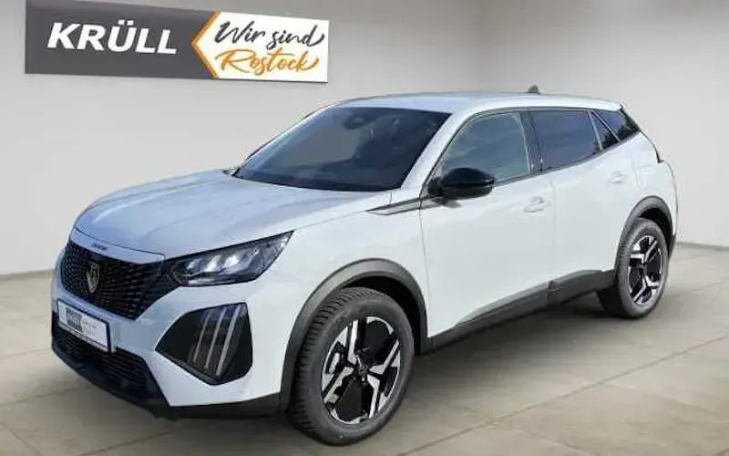 Neu Peugeot 2008 Allure 101 PS (74 kW) 2025 Weiß SUV