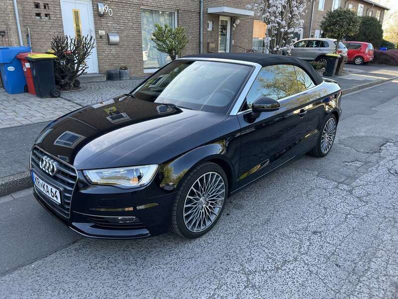 Schwarz Gebraucht 2014 Audi A3 Cabriolet Ambition Cabrio | 13.999 € (Fairer Preis) - Bild 1/4