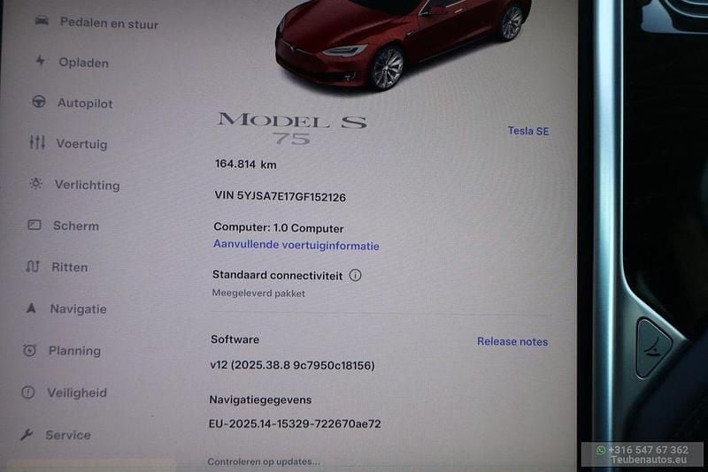 Gebraucht Tesla Model S 235 kW (320 PS) 2016 Rot Kleinwagen