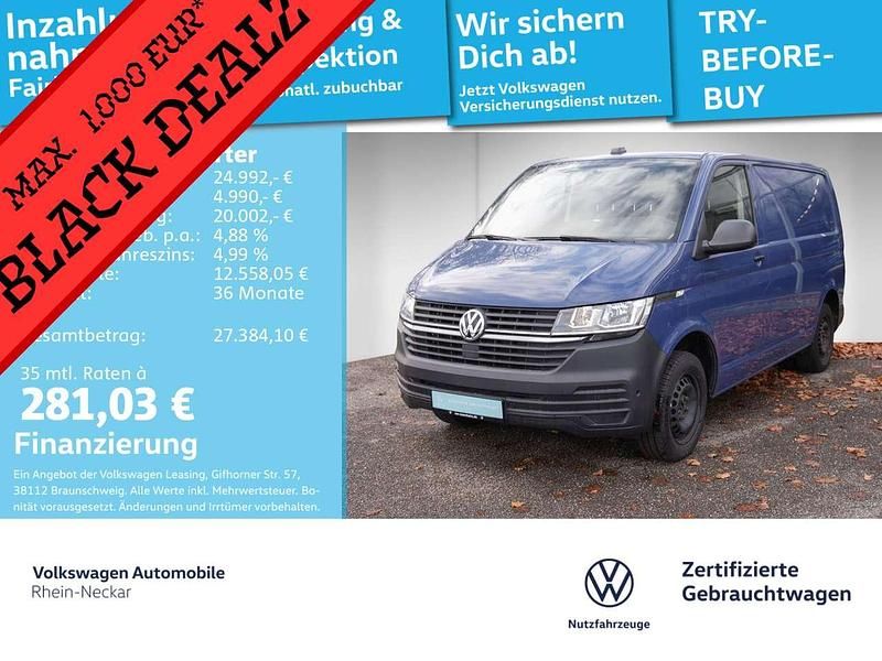 Indienblau Gebraucht 2021 VW Transporter Van | 24.992 € - Bild 1/2
