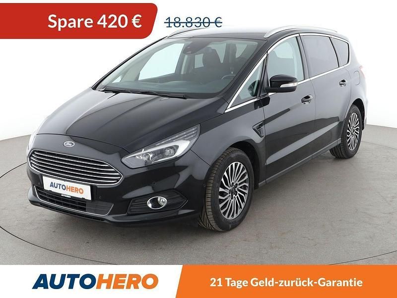 Schwarz Gebraucht 2019 Ford S-MAX Titanium Van / Kleinbus | 18.000 € (Fairer Preis) - Bild 1/3