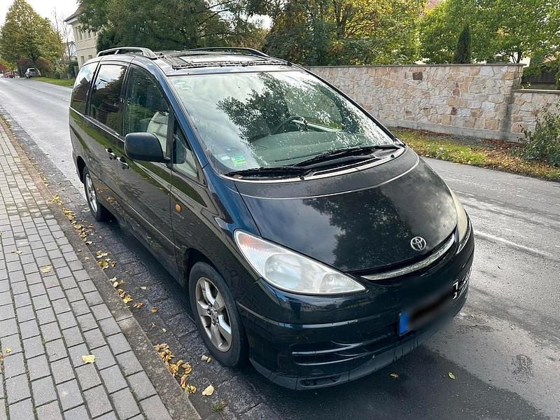 Schwarz Gebraucht 2000 Toyota Previa Van / Kleinbus | 2.250 € (Superpreis) - Bild 1/4