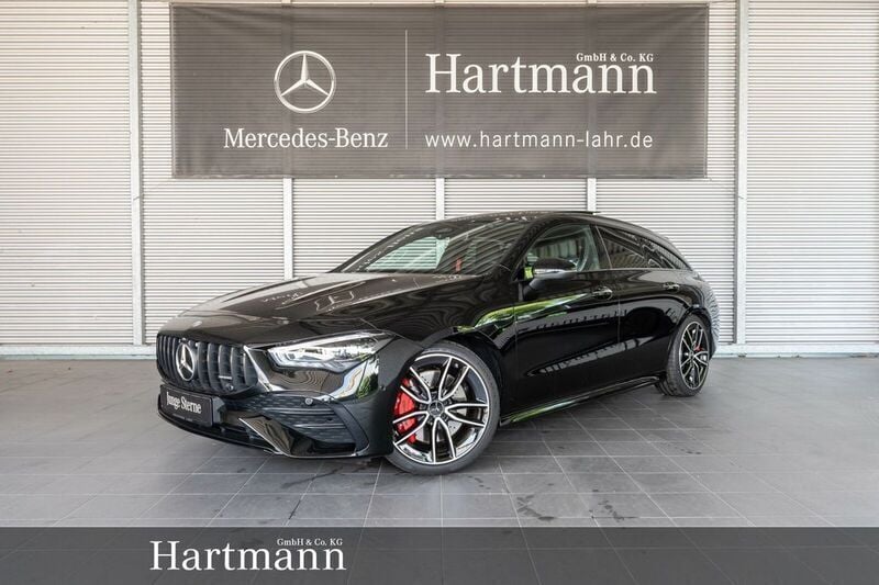 Kosmosschwarz Gebraucht 2024 Mercedes CLA35 AMG AMG Kombi | 50.750 € (Teuer) - Bild 1/4