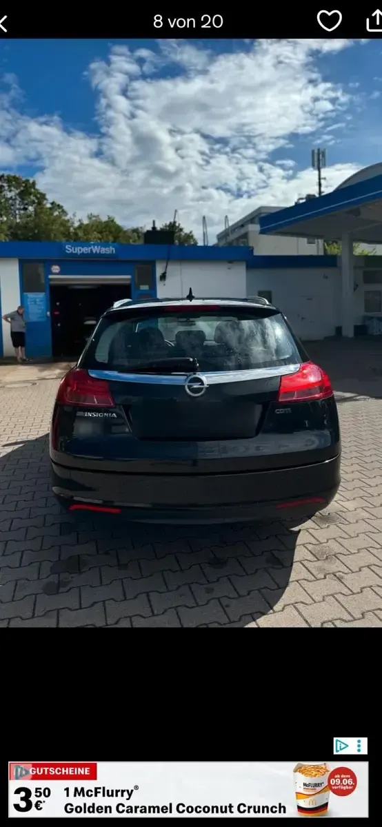 Gebraucht Opel Insignia 160 PS (117 kW) 2011 Schwarz Kombi