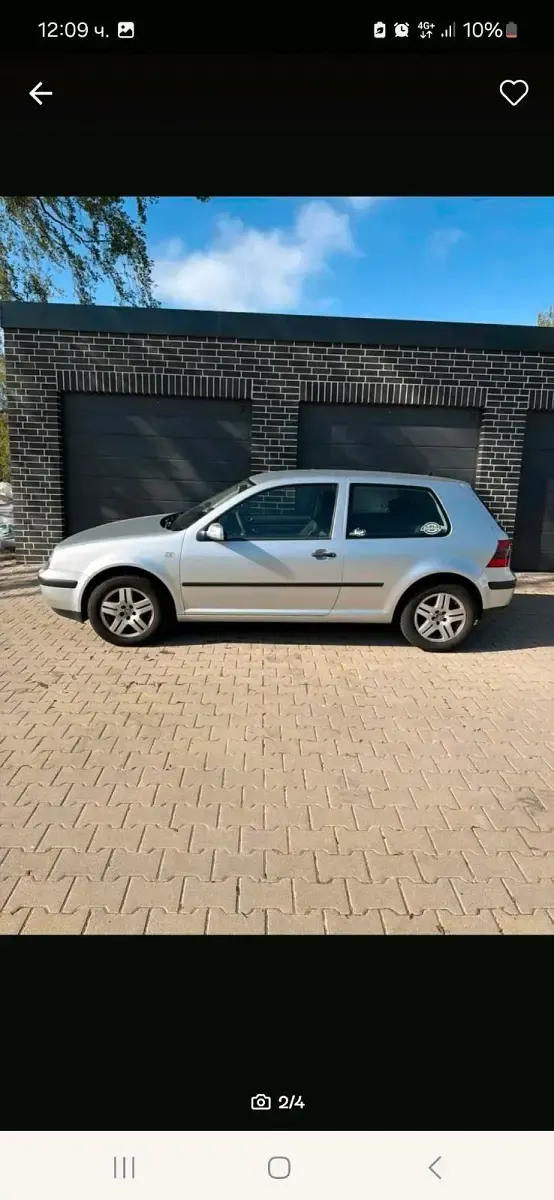 Usado VW Golf 75 HP (55 kW) 2003 Cinzento Coupé