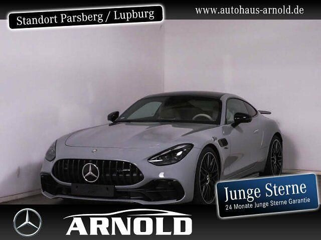 Grau (manufaktur alpingrau uni) Gebraucht 2025 Mercedes AMG GT Premium Plus Coupé | 138.850 € - Bild 1/4