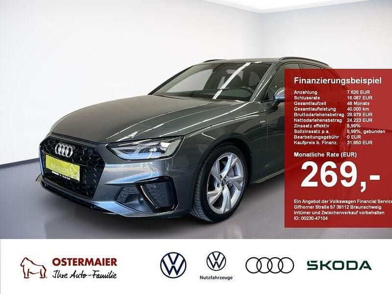 Gebraucht Audi A4 S-Line 204 PS (150 kW) 2021 Grau Kombi