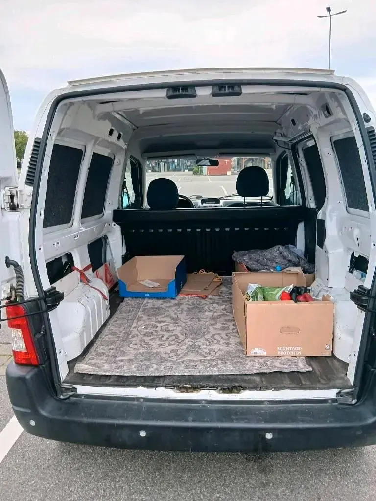 Gebraucht Peugeot Partner 90 PS (66 kW) 2008 Weiß Van / Kleinbus