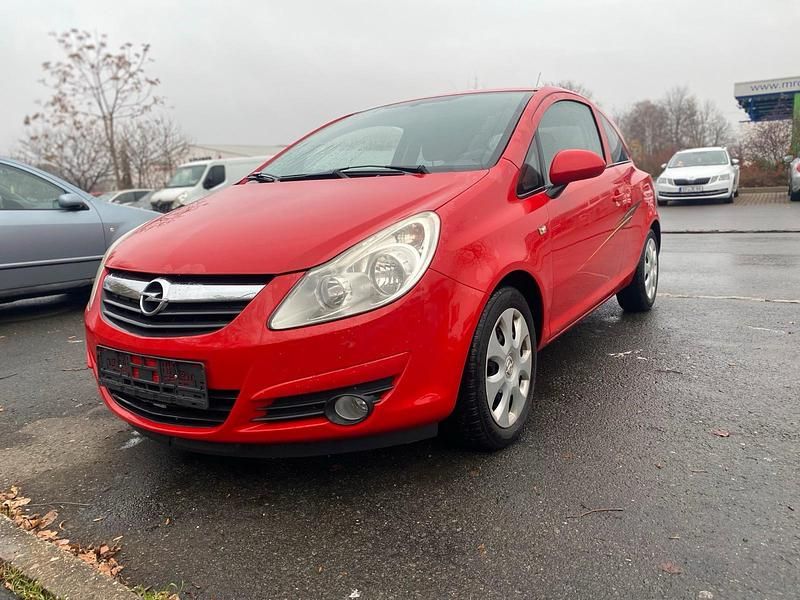 Rot Gebraucht 2008 Opel Corsa Kleinwagen | 1.390 € (Superpreis) - Bild 1/4