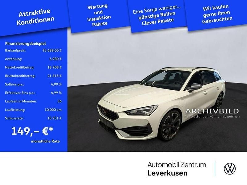 Schwarz / candy weiss (metallic) Gebraucht 2023 Cupra Leon VZ Kombi | 25.688 € (Guter Preis) - Bild 1/4