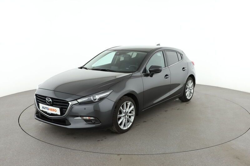 Grau Gebraucht 2017 Mazda 3 Sports-Line Limousine | 15.000 € (Fairer Preis) - Bild 1/4